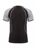 Grey Short Sleeved Neoprene Top