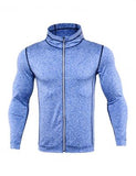 Men's Reflective Zip Sports Top