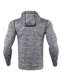 Men's Reflective Zip Sports Top