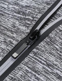 Men's Reflective Zip Sports Top