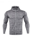 Men's Reflective Zip Sports Top