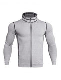 Men's Reflective Zip Sports Top